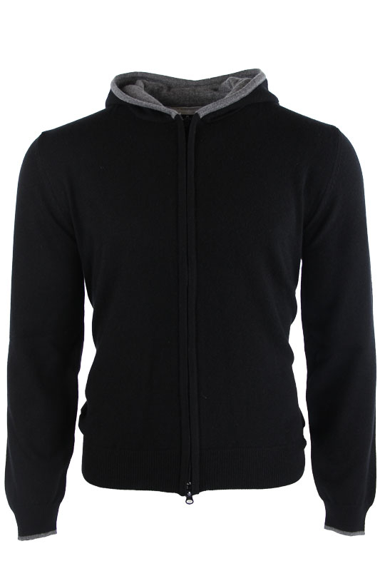 Vadrony Jacke GIACCA CACHEMIRE BLACK GREY (M)