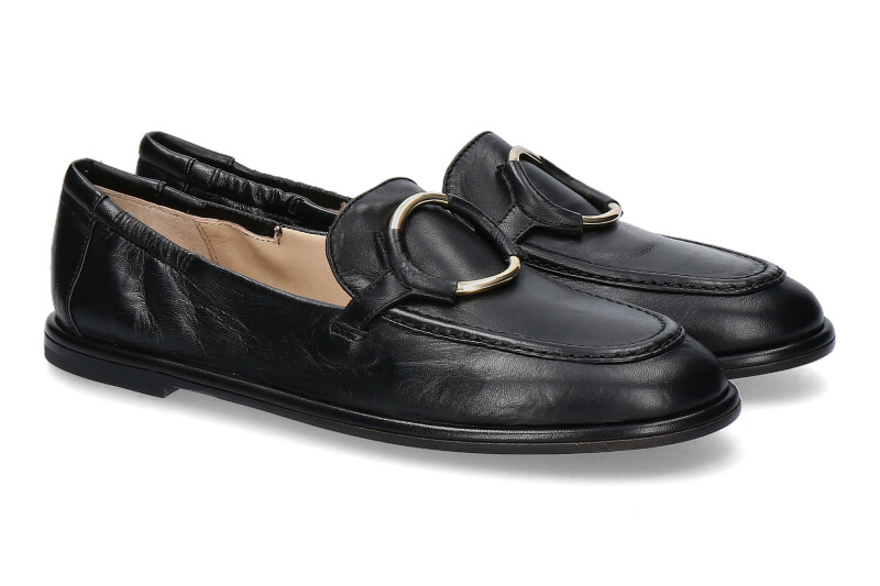 Pomme D'Or Slipper 0782 GLOVE NERO GOLD- schwarz