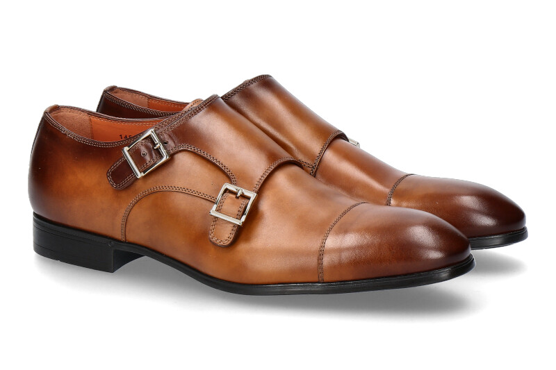 Santoni Monk LEAHTER ANTIK BROWN (43½) Santoni Monk LEAHTER ANTIK BROWN (43½)