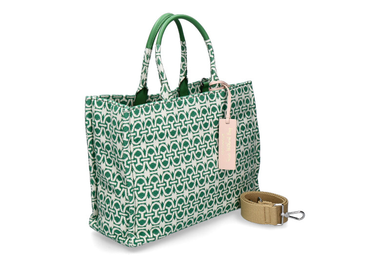 Coccinelle Shopper NEVER WHITOUT BAG PEPPERMINT CREME Coccinelle Shopper NEVER WHITOUT BAG PEPPERMINT CREME
