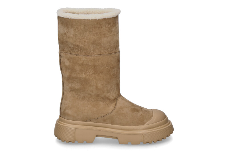 Hogan Boots gefüttert H619 CREMA BISCOTTO 