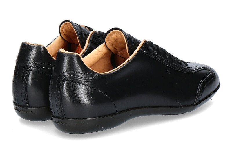 Santoni Sneaker LEATHER BLACK (44½) Santoni Sneaker LEATHER BLACK (44½)