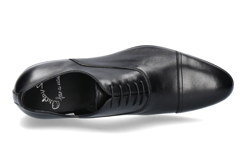 Santoni Schnürer NAPPA NERO (41½)