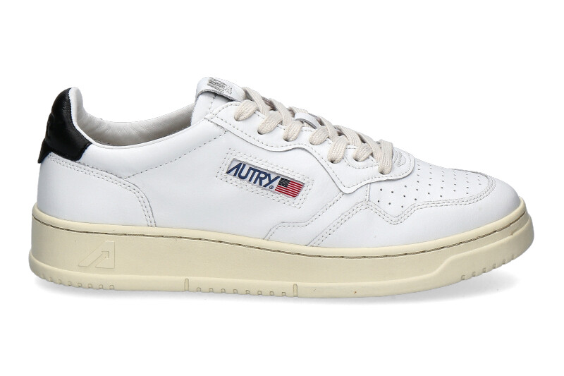 Autry Sneaker LOW MAN LEATHER WHITE/BLACK (40)