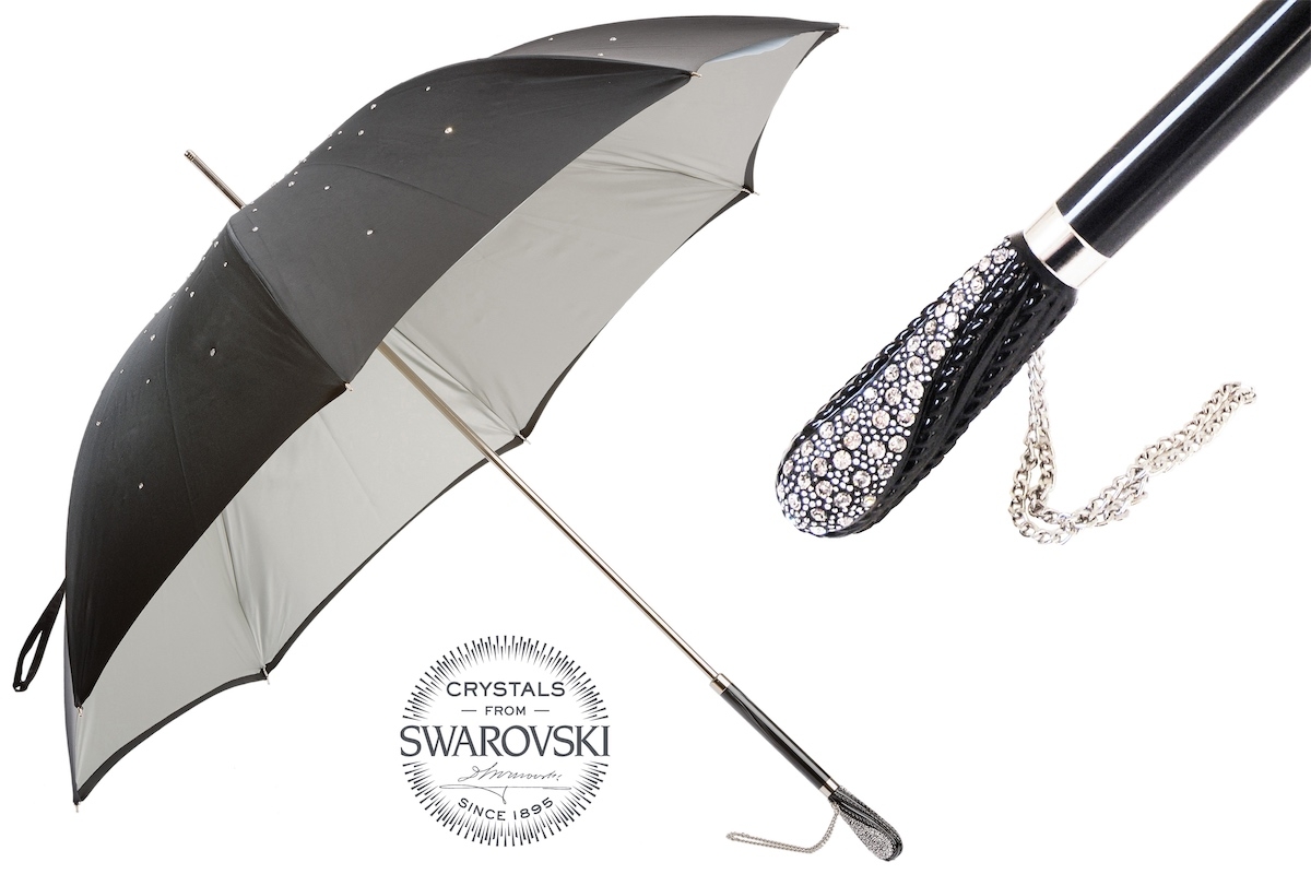 Pasotti Regenschirm NERO STRASS Pasotti Regenschirm NERO STRASS