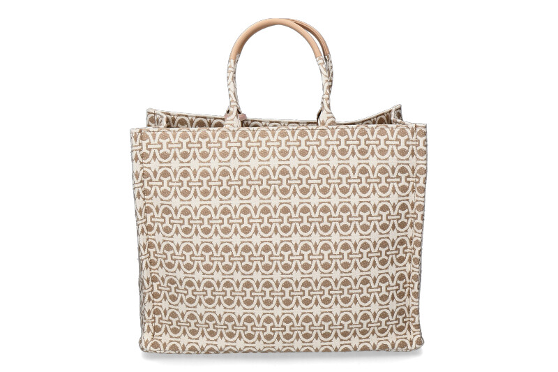 Coccinelle Shopper NEVER WHITOUT BAG NATUR TOAST Coccinelle Shopper NEVER WHITOUT BAG NATUR TOAST