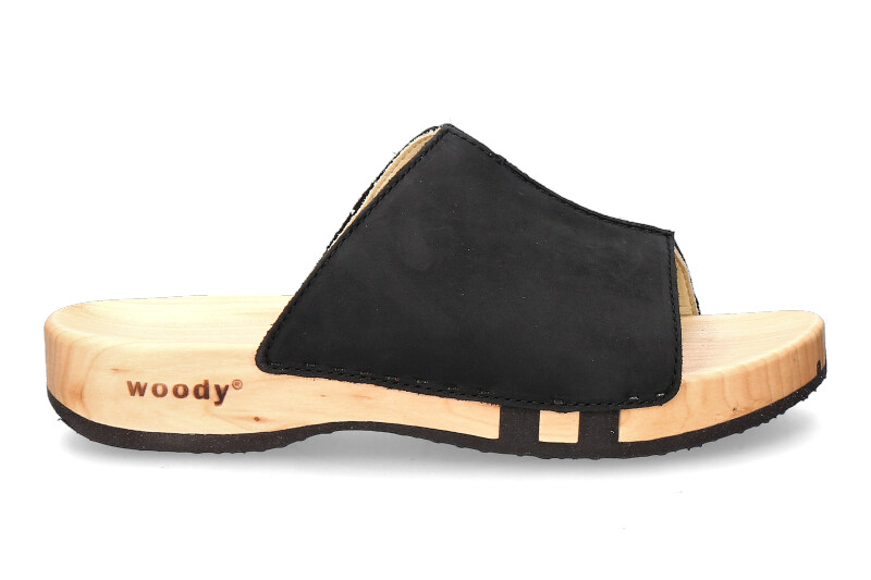 Woody Holzpantolette ANJA NAPPA NERO