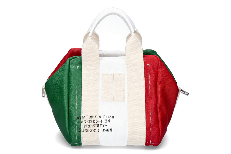 Manikomio Tasche 24 ICON ITALIAN FLAG- green/ white/ red