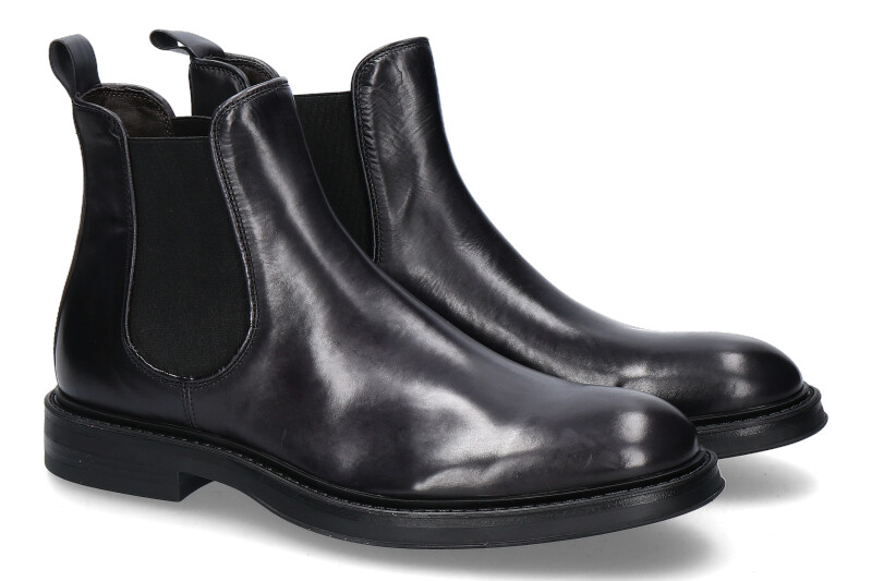 Corvari Chelsea Boots DIVER CRUST - nero 