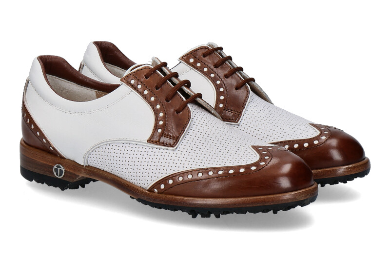 Tee Golf Shoes Damen- Golfschuh SALLY SAPIN BRANDY BIANCO (36)