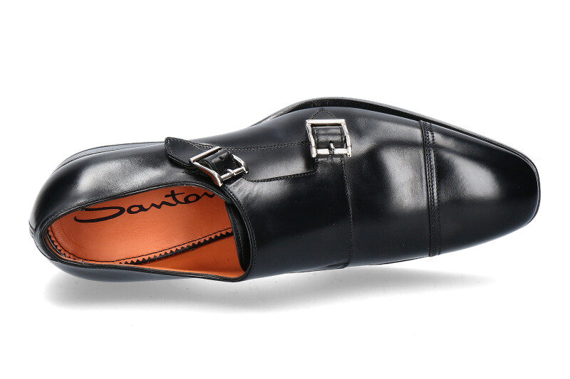 Santoni Monk LEATHER NERO (41½) Santoni Monk LEATHER NERO (41½)