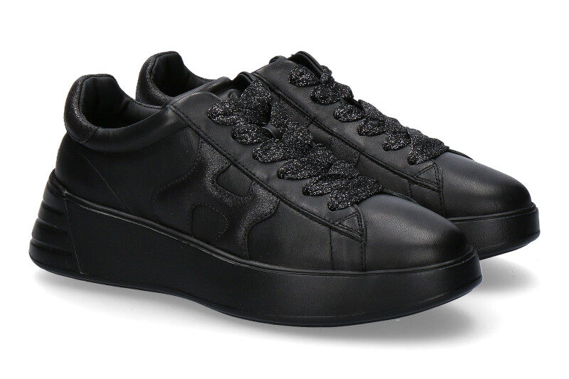 Hogan Sneaker REBEL H562 ALLACCIATO H NERO