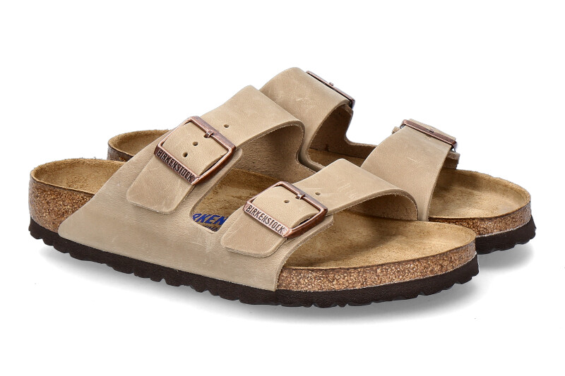 Birkenstock Pantolette ARIZONA BS NORMAL TABACCO BROWN