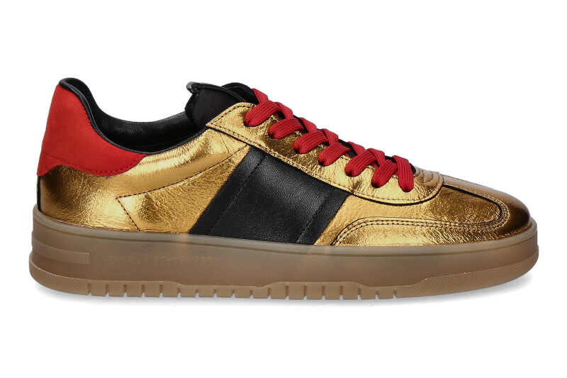 Kennel & Schmenger Sneaker DRIFT PADDED LAMB- gold/ schwarz/rosso