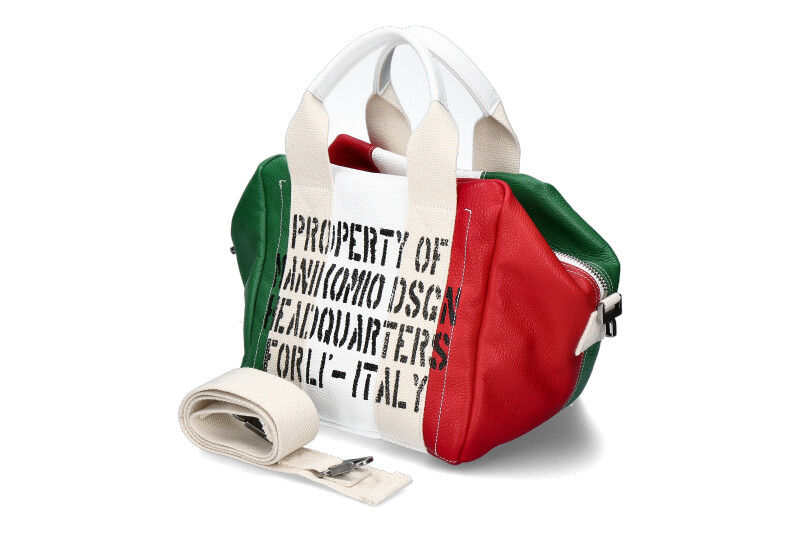 Manikomio Tasche 24 ICON ITALIAN FLAG- green/ white/ red