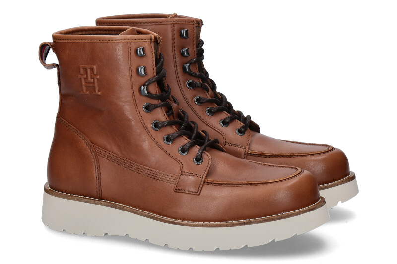 Tommy Hilfiger Boots gefüttert AMERICAN WARM LEATHER BOOT WINTER COGNAC 