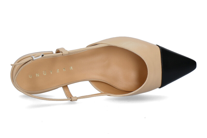 Unützer Slingballerina NAPPA 141- beige/ black