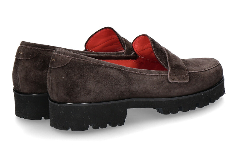 Pas de rouge Slipper MARTA CAMOSCIO CHOCOLAT (42)