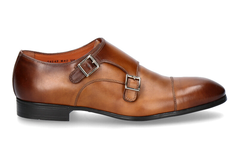 Santoni Monk LEAHTER ANTIK BROWN (41)