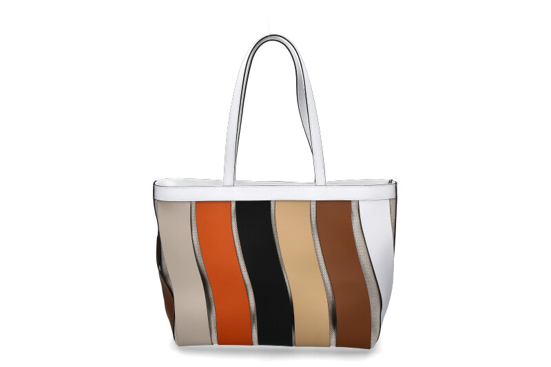 Gianni Notaro Shopper 562 BIANCO MULTICOLOR