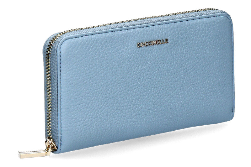 Coccinelle Portemonnaie METALLIC SOFT AQUARELLE BLUE Coccinelle Portemonnaie METALLIC SOFT AQUARELLE BLUE