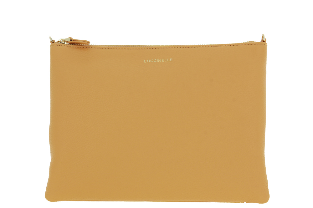 Coccinelle Clutch MINI BAG GRAIN APRICOT Coccinelle Clutch MINI BAG GRAIN APRICOT
