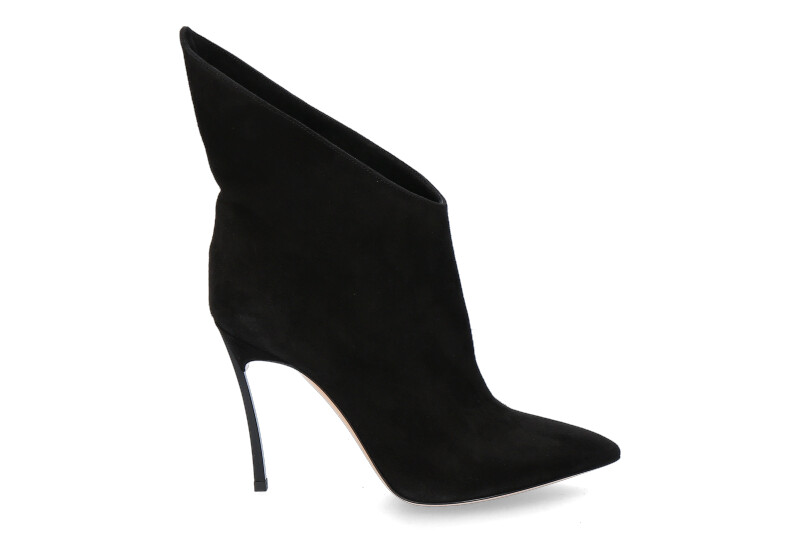 Casadei Bootie BLADE CAMOSCIO NERO