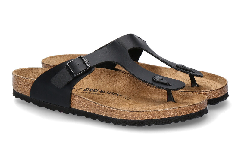 Birkenstock Zehensteg GIZEH NORMAL BIRKO-FLOR BLACK Birkenstock Zehensteg GIZEH NORMAL BIRKO-FLOR BLACK