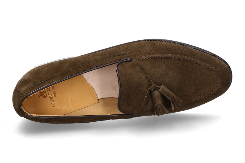 Ludwig Reiter Loafer TASSEL VELOURSLEDER JAGDGRÜN (40½)