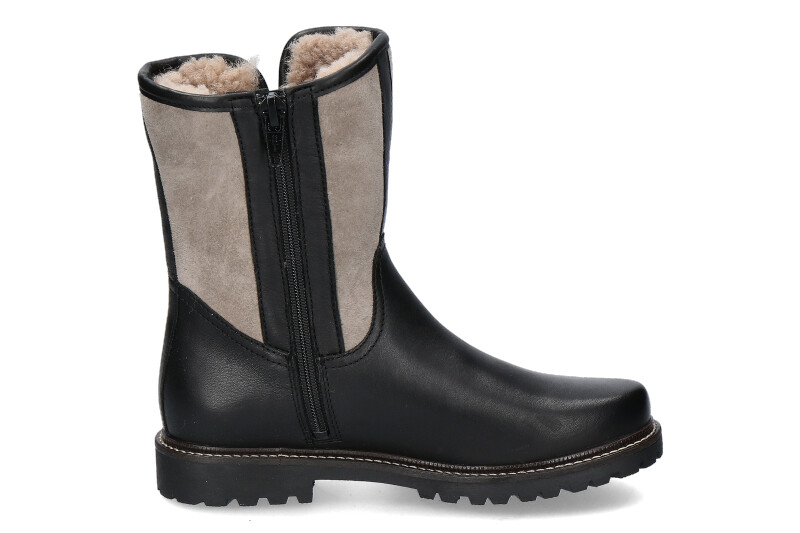 Dirndl + Bua Stiefelette gefüttert PANIOLO VELOUR SCHWARZ KHAKI (39) Dirndl + Bua Stiefelette gefüttert PANIOLO VELOUR SCHWARZ KHAKI (39)