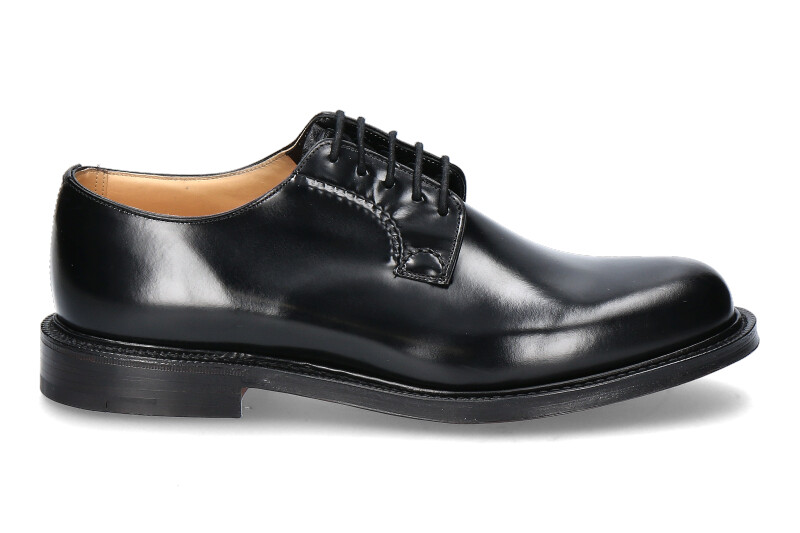 Church's Derby SHANNON POLISHED BINDER BLACK (40½) Church's Derby SHANNON POLISHED BINDER BLACK (40½)