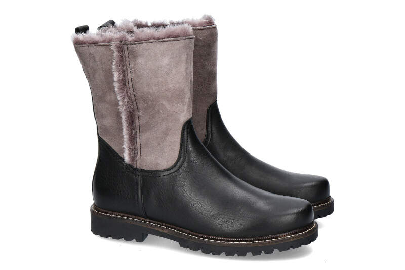 Dirndl + Bua Stiefelette gefüttert PANIOLO VELOUR SCHWARZ NIEBLA (39) Dirndl + Bua Stiefelette gefüttert PANIOLO VELOUR SCHWARZ NIEBLA (39)