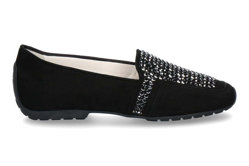 Mania Slipper CAMOSICO NERO SWAROVSKI (36½)