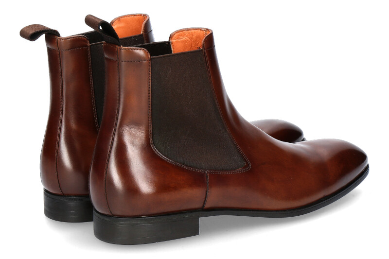 Santoni Chelsea Boot LEATHER BROWN (42)