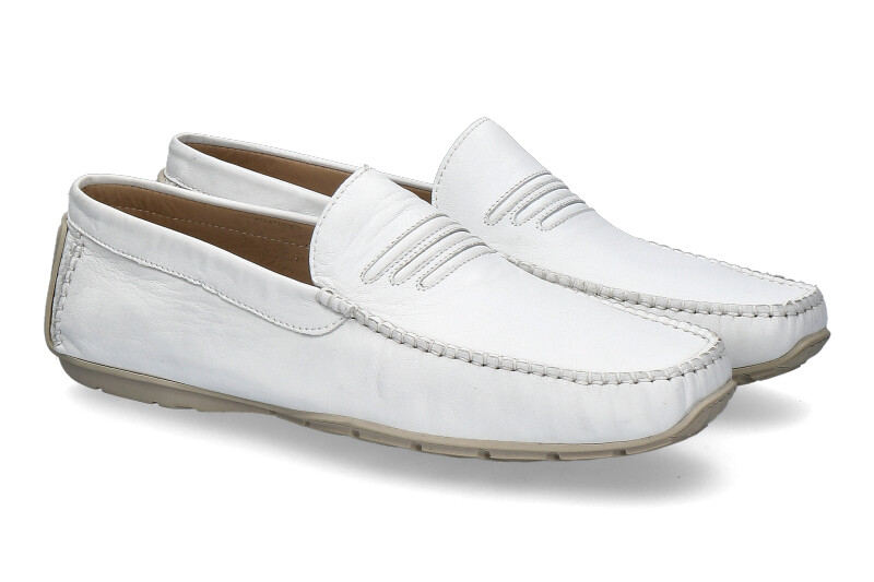 Aldo Bruè Mokassin NAPPA BIANCO (44½) Aldo Bruè Mokassin NAPPA BIANCO (44½)