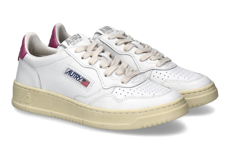 Autry Damen- Sneaker MEDALIST LL55- white/ mauve