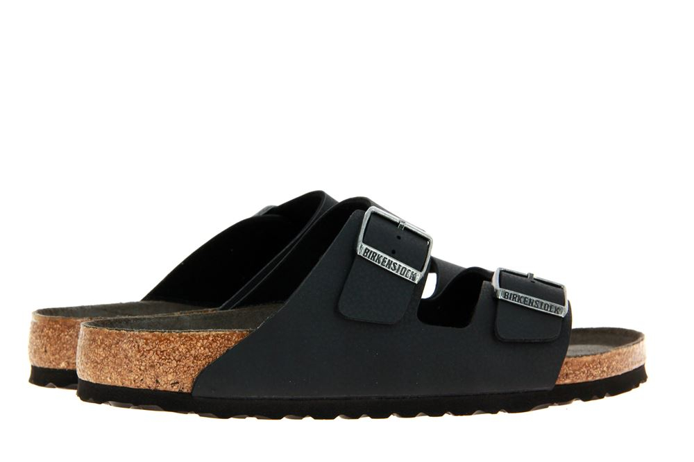 Birkenstock Pantolette ARIZONA SCHMAL DESERT SOIL BLACK (40)