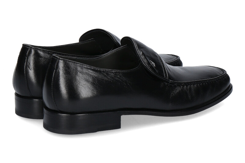 Moreschi Slipper SARATOGA CALF NERO (45)