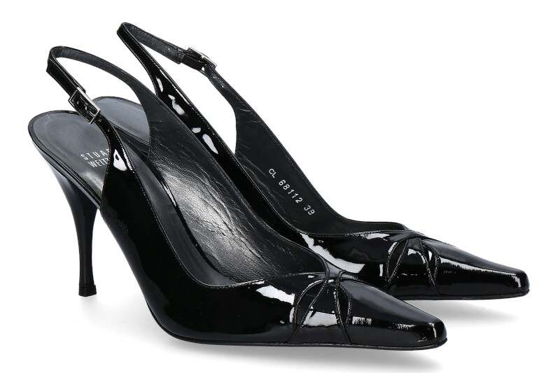 Stuart Weitzman Sandale REVEALING BLACK SOFT PATENT (40) Stuart Weitzman Sandale REVEALING BLACK SOFT PATENT (40)