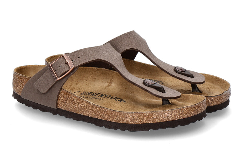 Birkenstock Pantolette SCHMAL GIZEH NUBUK MOCCA (41) Birkenstock Pantolette SCHMAL GIZEH NUBUK MOCCA (41)