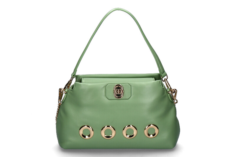 La Carrie Schultertasche THE EYE SQUARE MEDIUM LEATHER SAGE La Carrie Schultertasche THE EYE SQUARE MEDIUM LEATHER SAGE