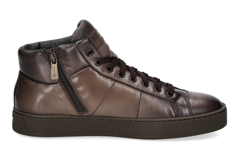 Santoni High Top Sneaker NAPPA BROWN (44½)