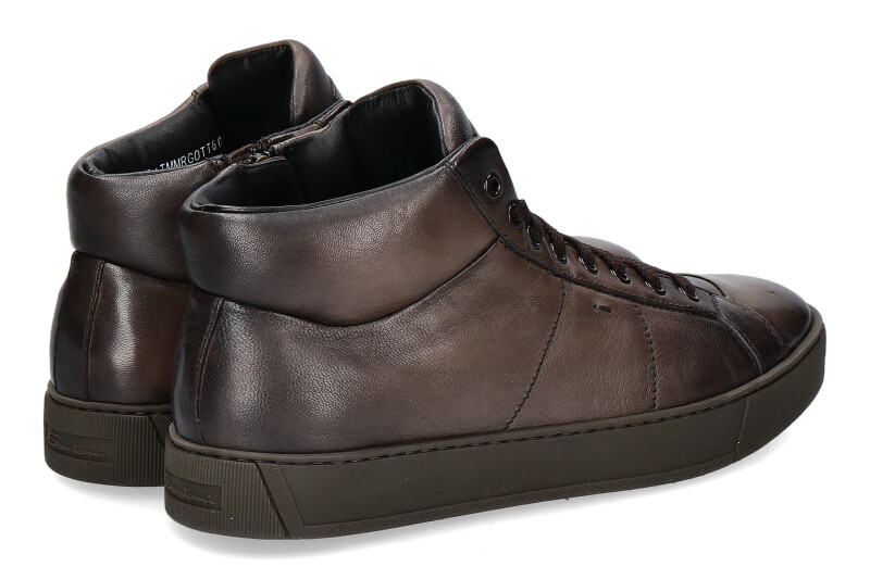 Santoni High Top Sneaker NAPPA BROWN (44½)