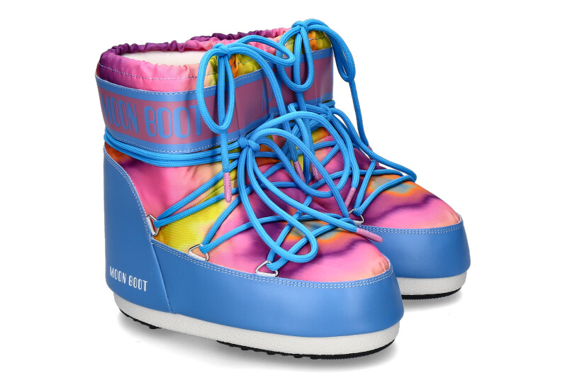 Moon Boot Snowboot ICON LOW TIE DYE- blue