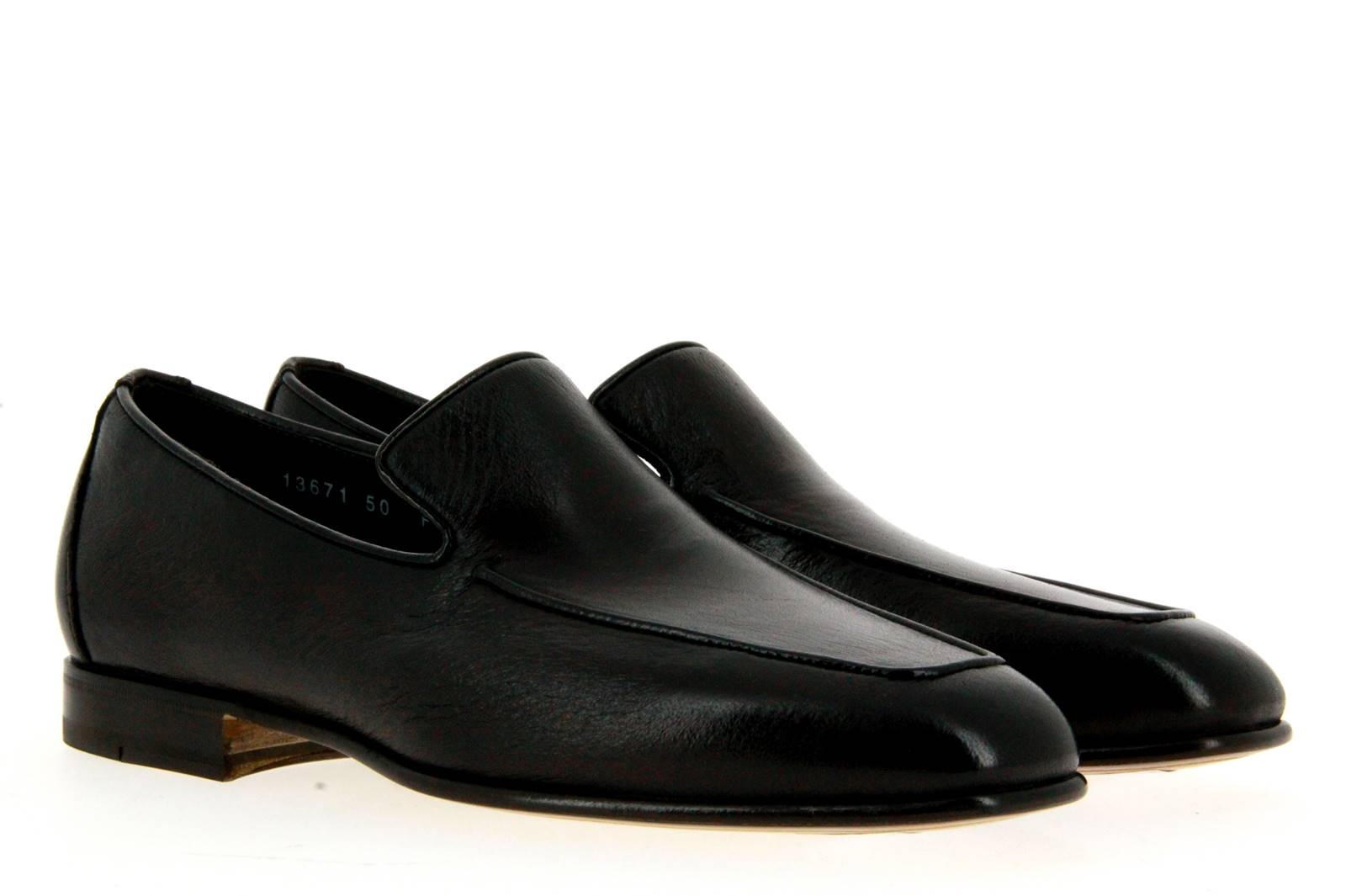 Santoni Slipper LEAHTER DARK BROWN (44)