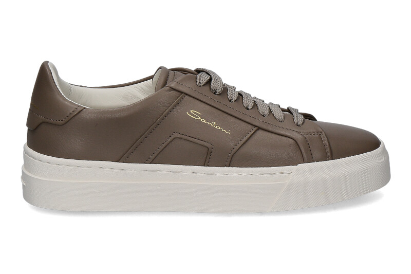 Santoni Damen- Sneaker DOUBLE BUCKLE- taupe