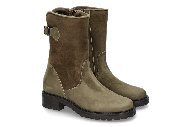 Diavolezza Boots gefüttert 441 MORBIDONE MILITARE- grün