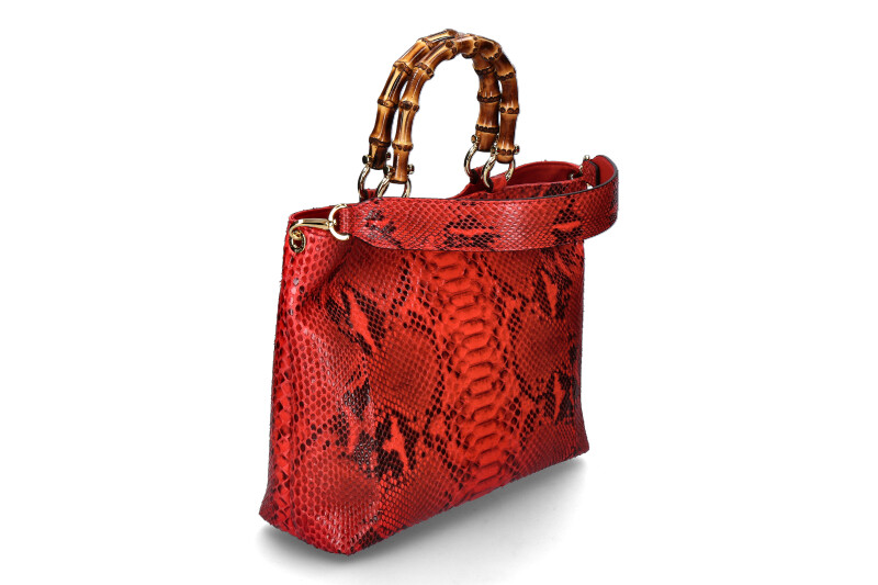 Biagini Henkeltasche PITONE ROSSO 9024- rot