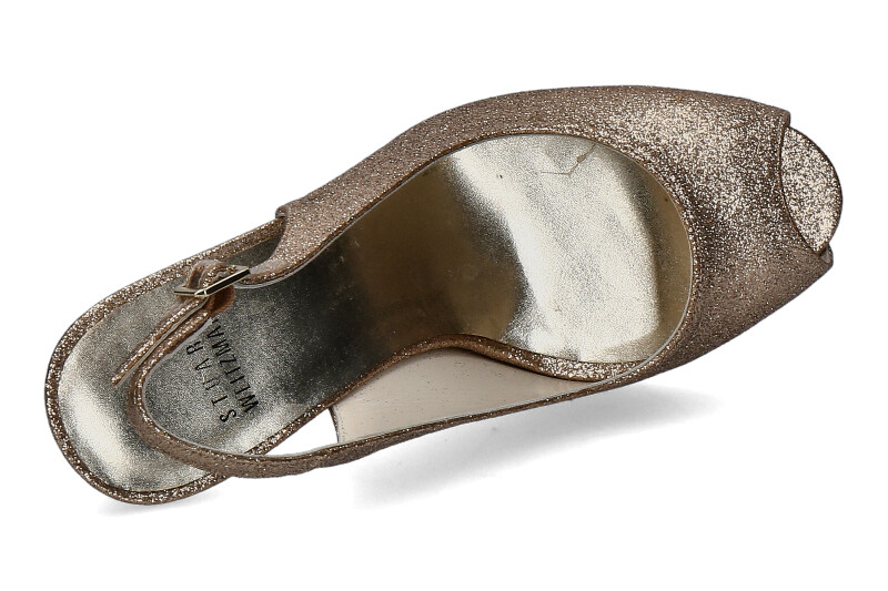 Stuart Weitzman Sandale LITLEY SAND MINI GLITTER (38½) Stuart Weitzman Sandale LITLEY SAND MINI GLITTER (38½)