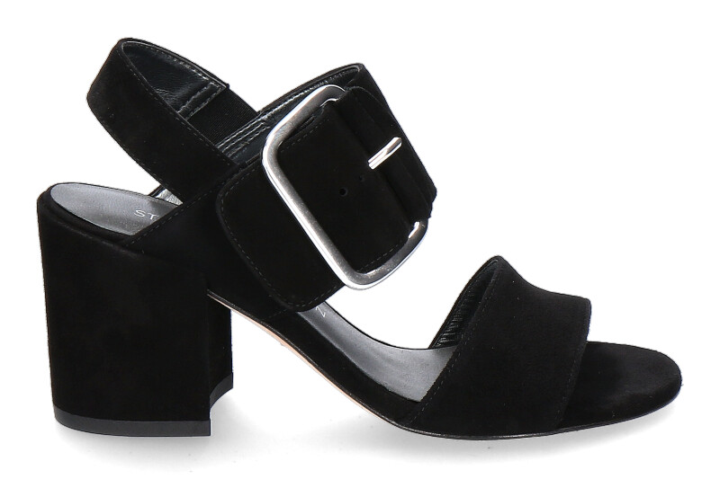 Stuart Weitzman Sandale CITYSANDAL BLACK SUEDE (38½)